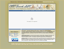 Tablet Screenshot of cecsearch.com